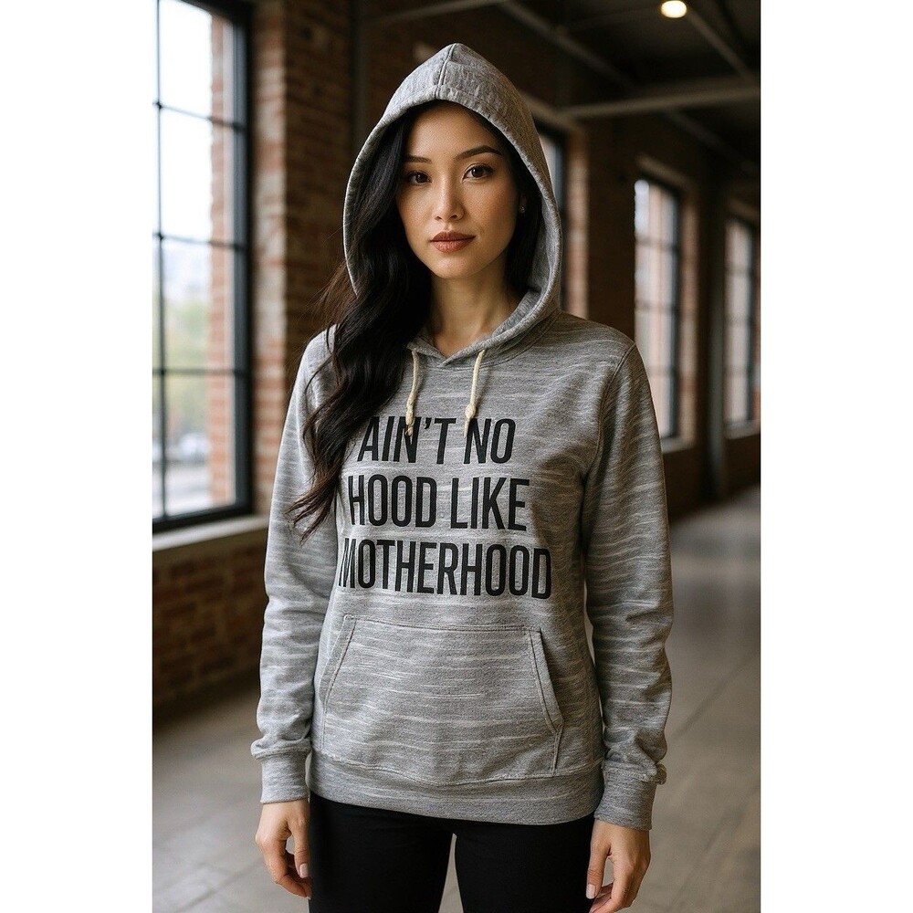 Alternative Women’s “Ain’t No Hood Like Motherhood” Graphic Hoodie Size L